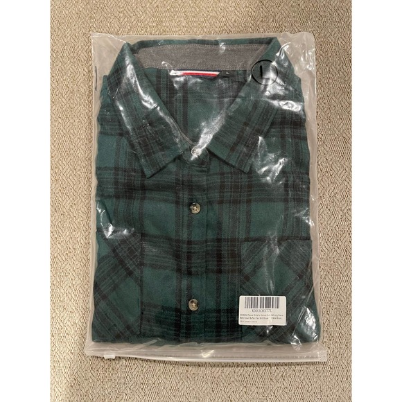 SAMERM Flannel Shirt Oversized Long Sleeve Button Down - Picture 6 of 6